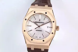 オーデマピゲ JFの工場製品の15400OR.OO.D088CR.01 ロイヤルオーク ピンクゴールド シースルーバック