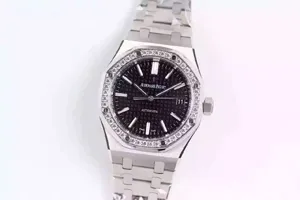 オーデマピゲ JFの工場製品の15451ST.ZZ.1256ST.01 ロイヤルオーク 黒文字盤 37mm 自動巻