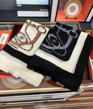 シャネルマフラー は工場直営 最新作のchanel-002100*200cm 2色