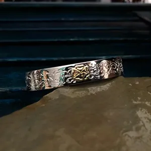 ゴローズ goros 平打ちブレス 大人気 gs018