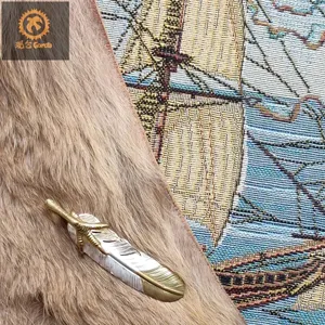 ゴローズ goros 金爪メタル付き特大フェザー 左向き 大人気でお上品 gs034