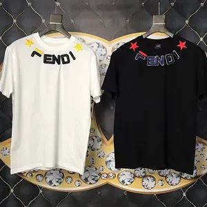 FENDI フェンディneck Embroidery Tシャツ FD026