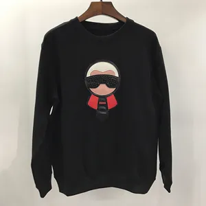 FENDI フェンディRhinestone Cartoon Largerfield トレーナー FD007