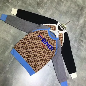 FENDI フェンディ× FILA (フィラ) Splicing セーター AW18【FENDI MANIA】FD020