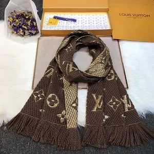 ルイヴィトン エシャルプ·ロゴマニア シャイン M71383