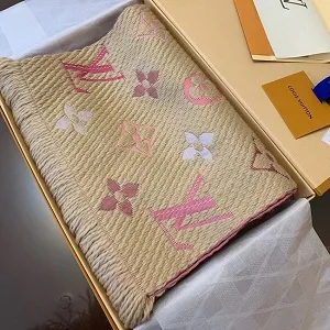 ルイヴィトン エシャルプ·ロゴマニア レインボー M70648