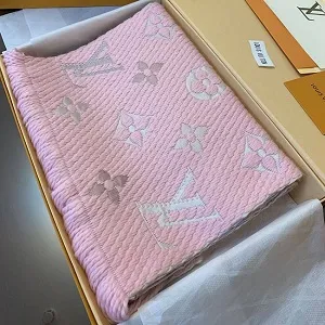 ルイヴィトン エシャルプ·ロゴマニア レインボー M73057