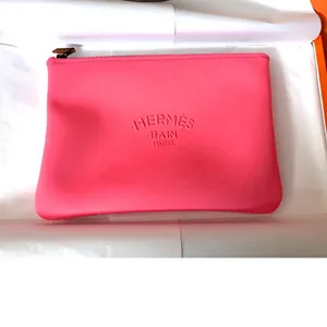 エルメス HERMES Neobain フラットポーチ 撥水 クラッチ MM バブルガム H103198M