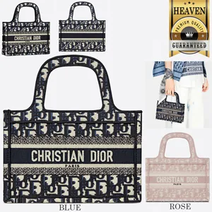 日本国内発送 DIOR BOOK TOTE ミニバッグ S5475ZRIW_M928 BLUE