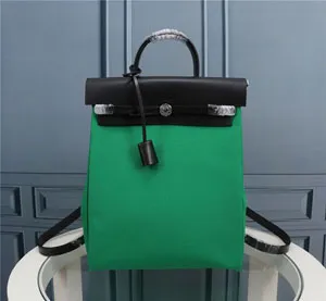 エルメス  Rucksack Herbag a dos Zip retourne バックパック グリーン（H077671CKAJ）