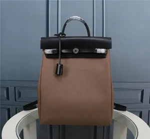 エルメス  Rucksack Herbag a dos Zip retourne バックパック ブラウン（H077671）