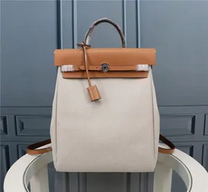 エルメス  Rucksack Herbag a dos Zip retourne バックパック ベージュ（H077782CKAB）