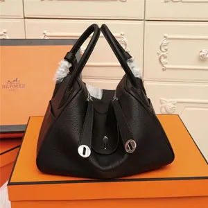 エルメス  Lindy 26（リンディ）ショルダー バッグ ブラック （H073428）