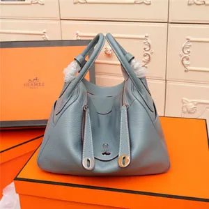 エルメス  Lindy 26（リンディ）ショルダー バッグ ライトブルー（H073428）
