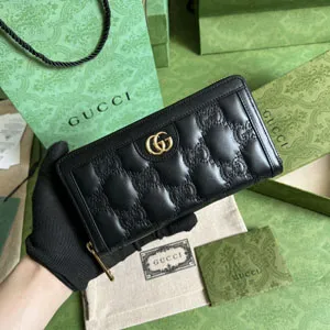 グッチ GUCCI	723784 GGキルティング ジップアラウンドウォレット 9.5X11X3CM