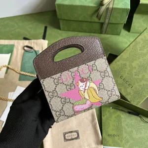 グッチ GUCCI 701066 GUCCI＆ばなにゃ ハンドバッグ ミニ財布 25.5×10.5X2CM