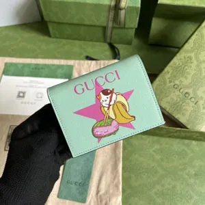 グッチ 701009 GUCCI＆スター ばなにゃ プリント カードケース
