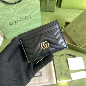 GUCCI グッチ 443127 GGマーモント カードケース ブラック