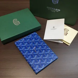 ゴヤール GOYARD グルネル パスポートケース ブルー（GRENELPMLTY10CL10X）