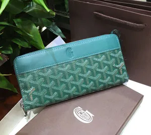 ゴヤール GOYARD マティニョンGM ウォレット グリーン 長財布003