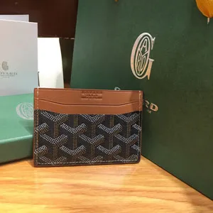 ゴヤール GOYARD サン シュルピス カードケース ブラック×ブラウン（STSULPPMLTY01CL03X）