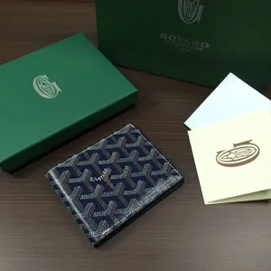 ゴヤール GOYARD ヴィクトワール ウォレット ネイビー（VICTO8PMLTY12CL12X）