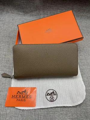 HERMES エルメス クラシック 長財布 牛革 エトープ 040