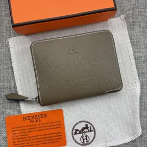 HERMES エルメス クラシック 小銭入れ /短財布 牛革 エトープ 049