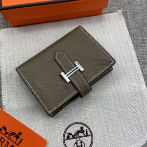 HERMES エルメス Bearn mini（ベアン ミニ）財布 エトープ(H039796CK18)