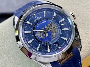 【VS工場出品】OMEGA オメガ シーマスター コーアクシャル アクアテラ マスタークロノメーター GMT ワールドタイマ 220.12.43.22.03.001