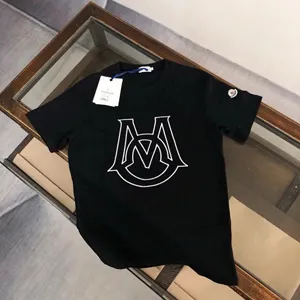 Moncler モンクレール 2024ss新作の丸首プルオーバーのコットンTシャツ 2色 032