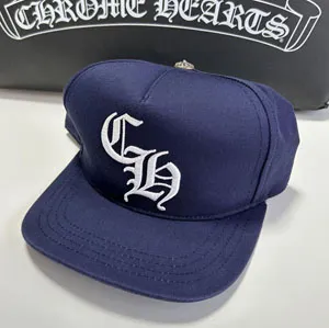 Chrome Hearts クロムハーツ CH Baseball Cap ネイビー CH007