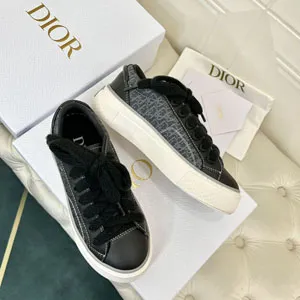 ディオール DIOR B33 スニーカー ブラック スムースカーフスキン（3SN303ZYS_H981）