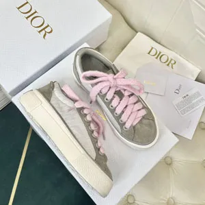 ディオール DIOR B33 スニーカー グレーとホワイト 「ディオール オブリーク」ジャカード（3SN303ZWN_H858）