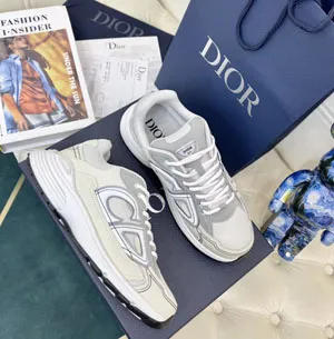 ディオール DIOR B30 スニーカー ホワイト メッシュ & テクニカル ファブリック(3SN279ZND_H000)