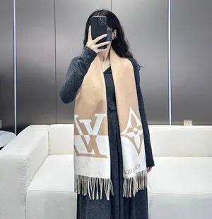 【Louis Vuitton】ルイヴィトン マフラー グラフィック デュアル ベージュ（M79098）