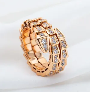 【BVLGARI】ブルガリ セルペンティ ヴァイパー リング ピンクゴールド（357261）