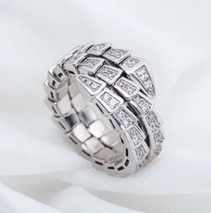 【BVLGARI】ブルガリ セルペンティ ヴァイパー リング シルバー （357260）