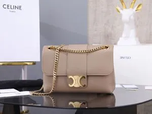 CELINE セリーヌ ミディアム CELINE ヴィクトワール バッグ / サプル グレインドカーフスキン セピア（115853FDU.18BS）