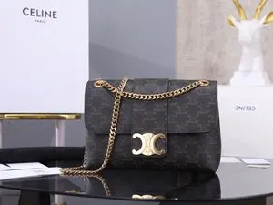 CELINE セリーヌ ティーン CELINE ヴィクトワール バッグ / トリオンフキャンバス タン（116592FRH.04LU）