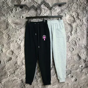 Chrome Hearts クロスロゴ エラスティックバンド カジュアル スウェットパンツ ブラック（Chrome Hearts 94）