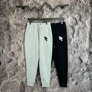 Chrome Hearts クロスロゴ カジュアル スウェットパンツ ブラック＆グレー 2色（Chrome Hearts 90）