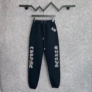 Chrome Hearts レター スクロール スウェットパンツ ブラック（Chrome Hearts 85）