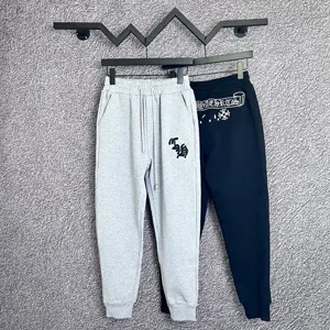 Chrome Hearts 3D立体刺繍ロゴ スポーツカジュアルパンツ ブラック＆グレー 2色（Chrome Hearts 81）
