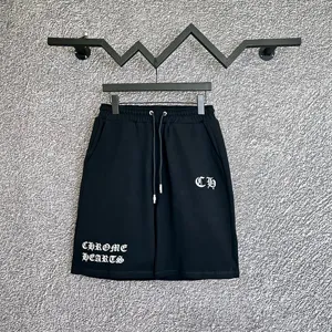 Chrome Hearts サンスクリットプリント ロゴ カジュアル スポーツショーツ ブラック（Chrome Hearts 74）