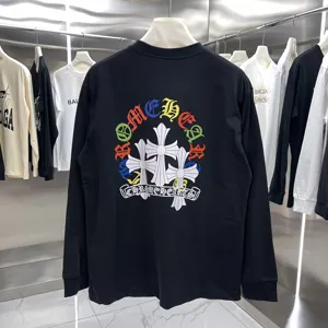 Chrome Hearts 2024年秋冬新作 プリント ロングスリーブ リブTシャツ ブラック（Chrome Hearts 39）