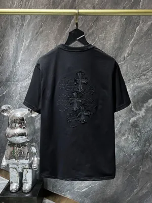 Chrome Hearts 25SS ホースシュー サンスクリット パッチ 半袖 ブラック（Chrome Hearts 176）