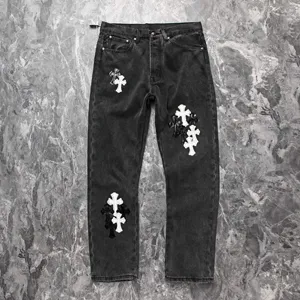 Chrome Heart ラスベガス限定版ジーンズ ブラック（Chrome Hearts 49）