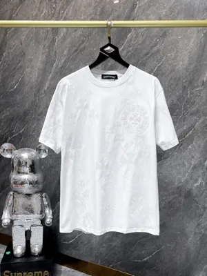 Chrome Hearts 25ss 新作 光感応カラーチェンジクロス 半袖Tシャツ ホワイト（Chrome Hearts 121）