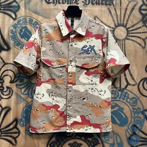 Chrome Hearts オートクチュール カモフラージュ レザージャケット ブラウン（Chrome Hearts 195）